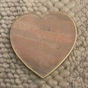 Amour Marble Heart Shaped Coaster with Gold Trim.From Anthropologie.